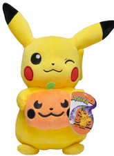 Pikachu with Pumpkin -   8" Pokemon Plush Halloween